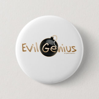 Evil Genius Logo 2 Inch Round Button