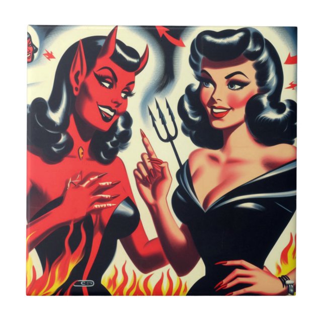 Evil Girls Tile (Front)