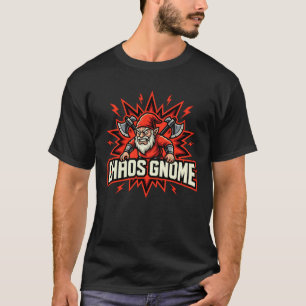 Evil Gnome Dark Gnome Goth Gnome Funny Gnome Garde T-Shirt