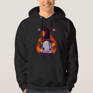 Evil Gnome Witch Scary Gnome Halloween Hoodie