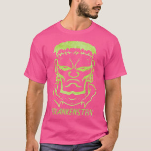Evil Green Monster Face Costume For Halloween T-Shirt