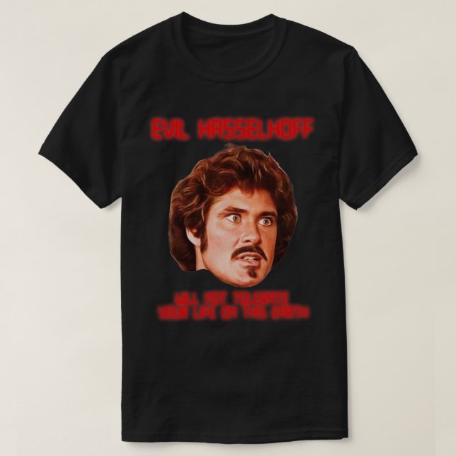 EVIL HASSELHOFF Garthe Knight T-Shirt (Design Front)