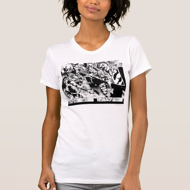 Evil Heros Panel T-Shirt (Front)