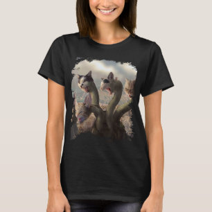 Evil Hydra Dragon Cat T-Shirt