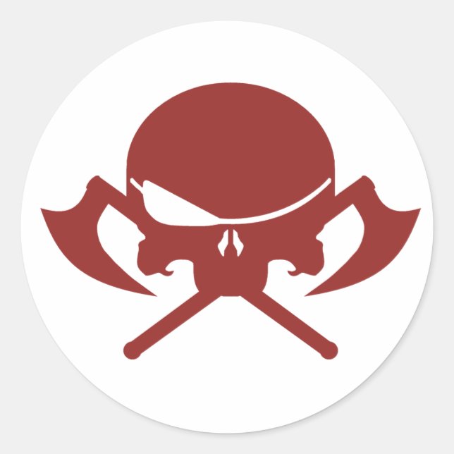 Evil I Classic Round Sticker (Front)