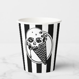 Evil Ice Cream Cone Paper Cups