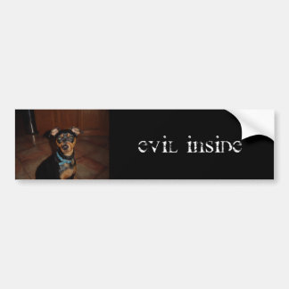 Evil Inside Bumper Sticker