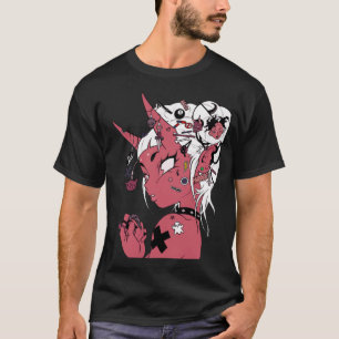 Evil Japanese Girl Urban Modern Style T-Shirt