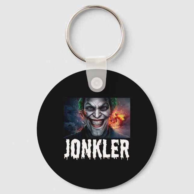 Evil Jonkler Halloween  Keychain (Front)