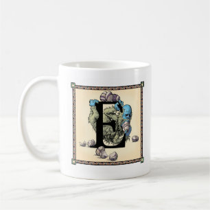 Evil Letterblock Mug - featuring the Letter "E"