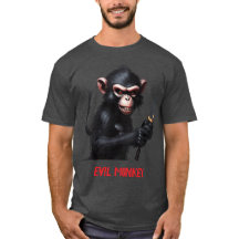 Evil monkey t shirt