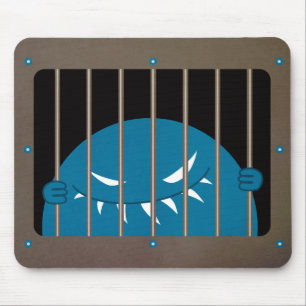 Evil Monster Character Kingpin Jailed Gothic Mouse Pad
