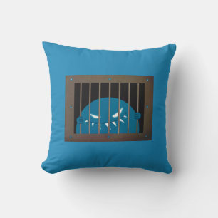 Evil Monster Character Kingpin Jailed Gothic Throw Pillow