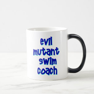 Evil Mutant Swim Coach Magic Mug