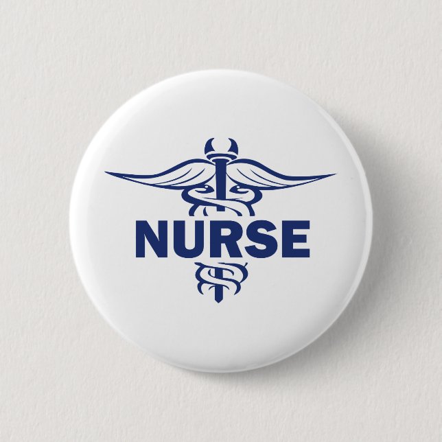 evil nurse 2 inch round button (Front)
