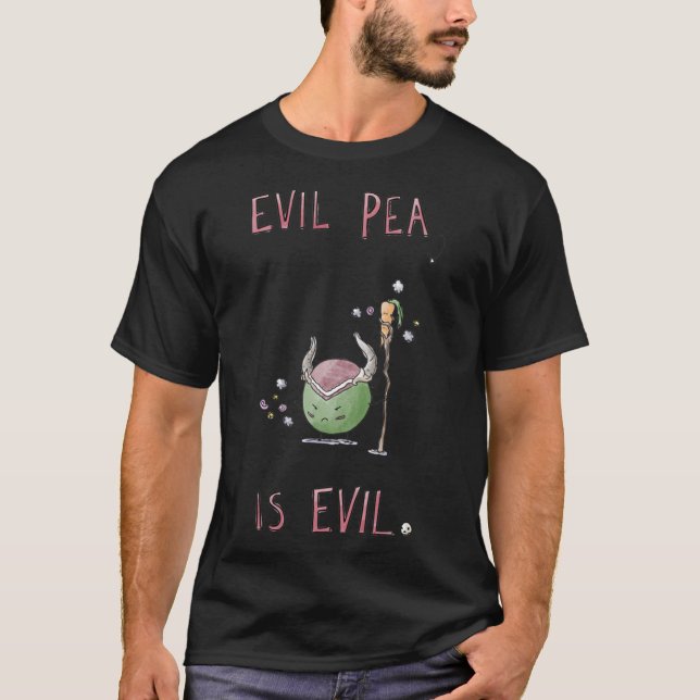 Evil Pea Est Le Mal Classique T-Shirt (Devant)