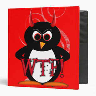 Evil Penguin™ Back to School Binders! 1.5" Size Binder