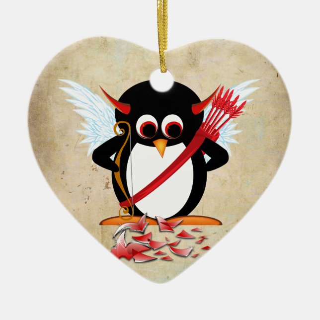 Evil Penguin™ ornament (Front)