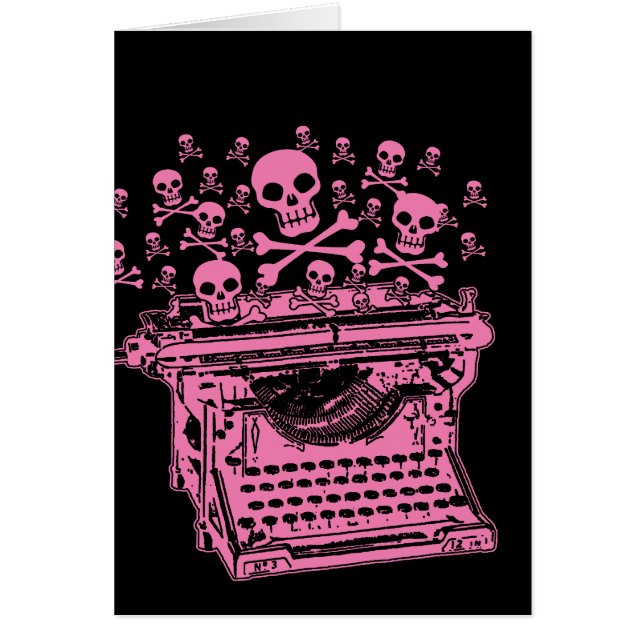 Evil Pink Typewriter (Front)