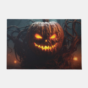 Evil Pumpkin Doormat