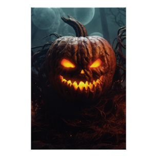 Evil Pumpkin Poster