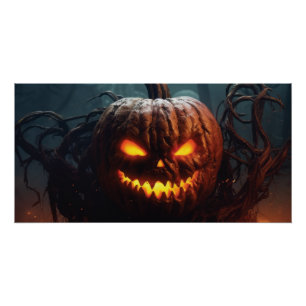 Evil Pumpkin Poster