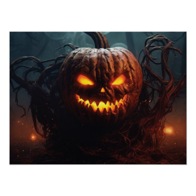 Evil Pumpkin Poster (Front)