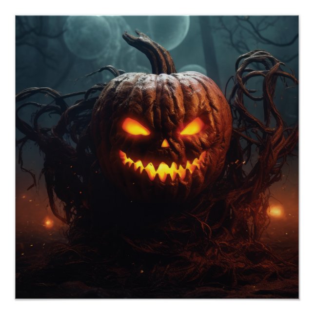Evil Pumpkin Poster (Front)