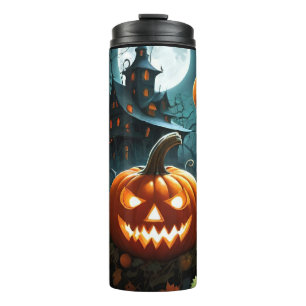 Evil pumpkin  thermal tumbler