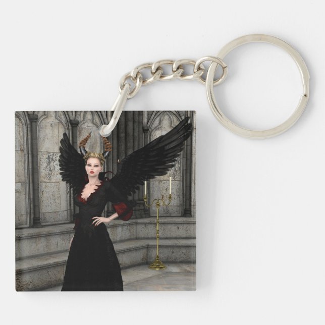 Evil Queen Keychain (Back)