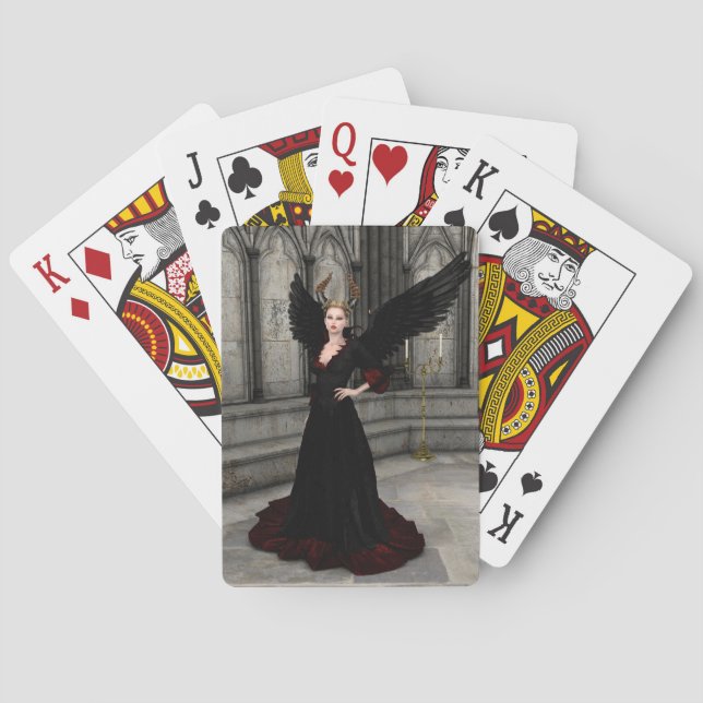 Evil Queen Playing Cards (Back)