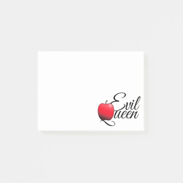 Evil Queen Red Apple Post-it Notes (Front)