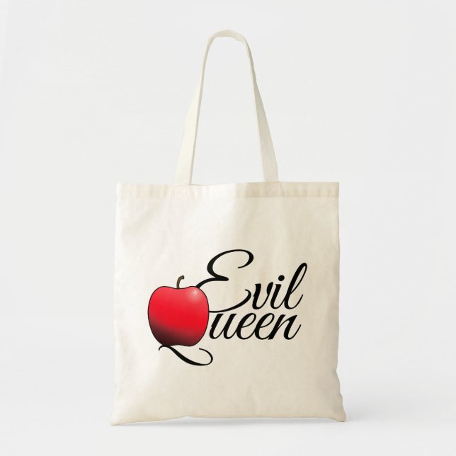 Evil Queen Red Apple Tote Bag (Front)