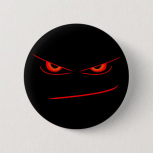 evil red eyes button