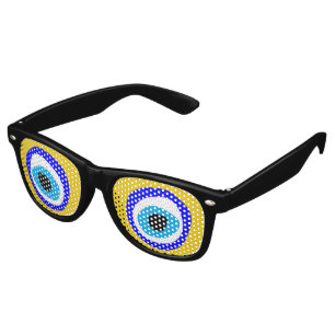 Evil Retro Shades Amulet /Fun Party Lunettes de so