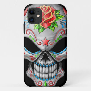 Evil Rose Sugar Skull iPhone 11 Case