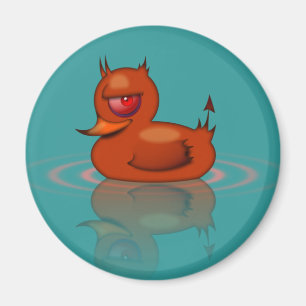 Evil Rubber Duck Magnet