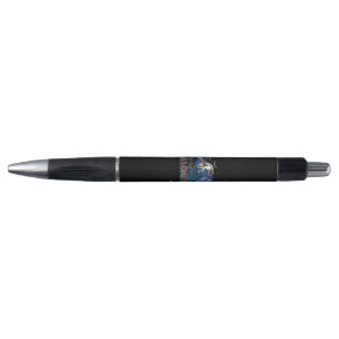 Evil Skeleton In Scary Dark Night Halloween Pen