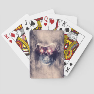 Evil Skull Playing Cards