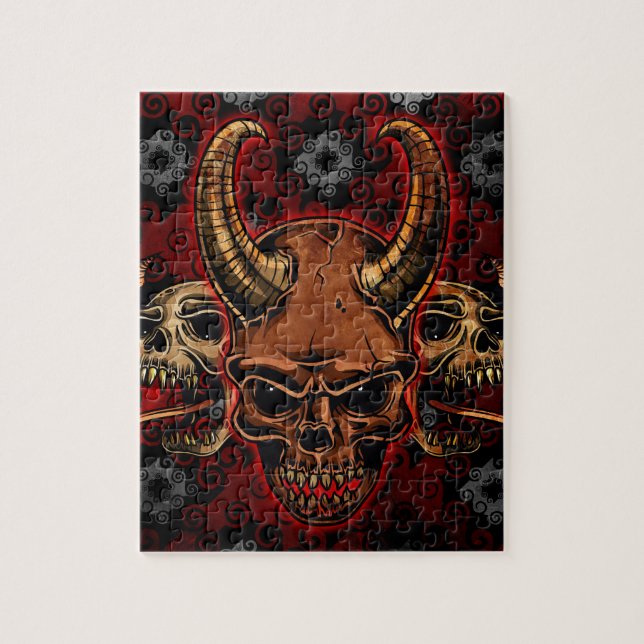 Evil Skulls Jigsaw Puzzle (Vertical)