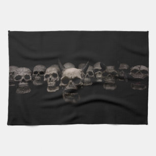 Evil Skulls Kitchen Towel