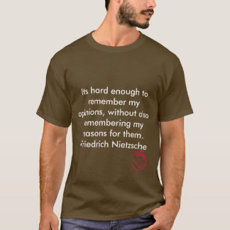 Evil Smile, Its hard enough to remember my opi... T-Shirt