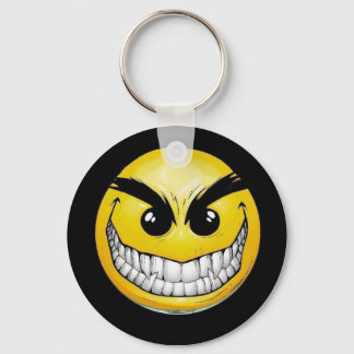 evil smile keychain