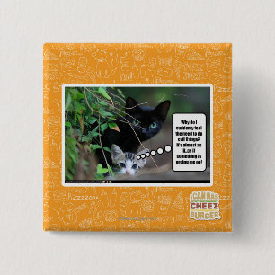 evil things 2 inch square button