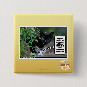 evil things 2 inch square button