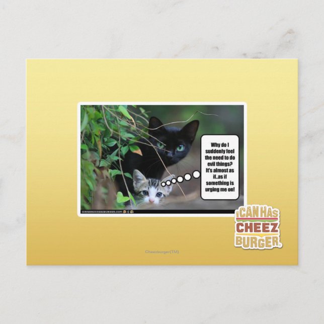 evil things postcard (Front)