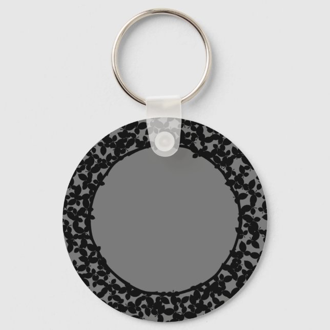 Evil Topiary Coordinates Keychain (Front)