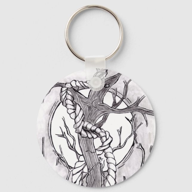 evil tree keychain (Front)