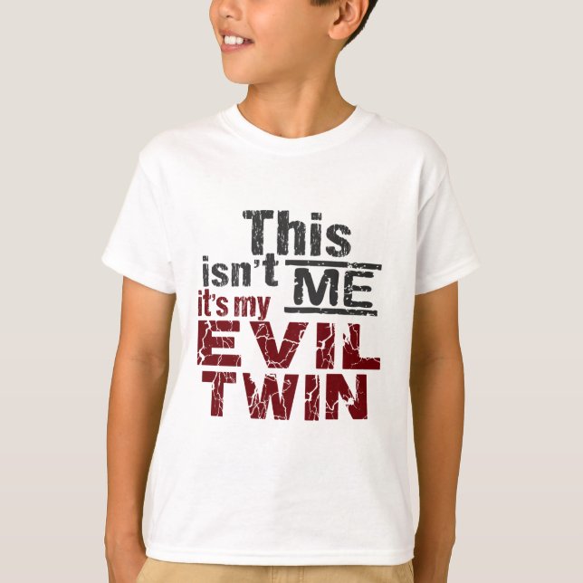 Evil Twin shirt - choose style & colour (Front)