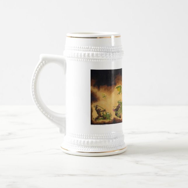 Evil-ution Coffee cup/stein Beer Stein (Left)